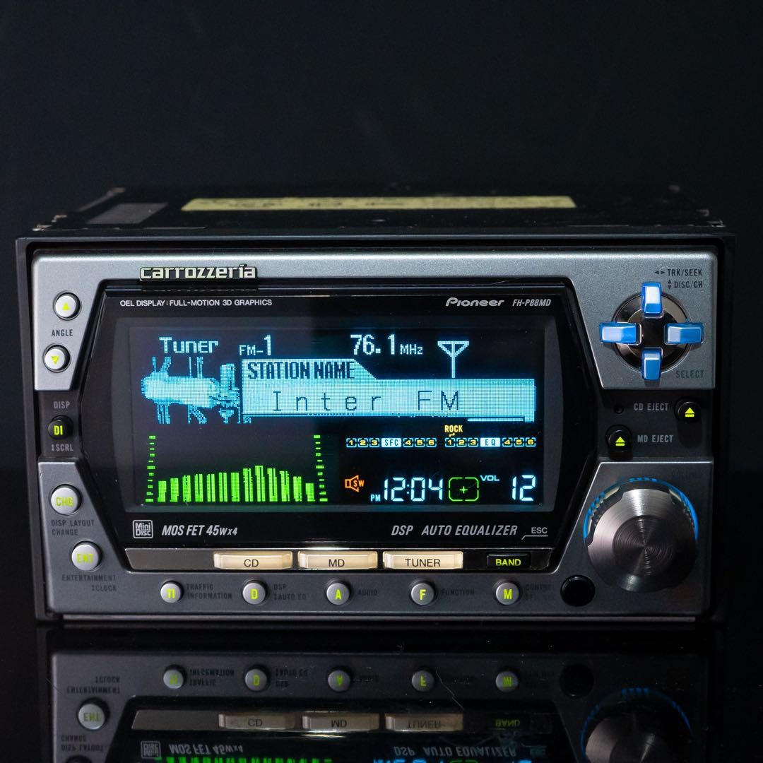 Pioneer carrozzeria FH-P88MD Auto Equalizer Dsp Mos Fet 45W ×4