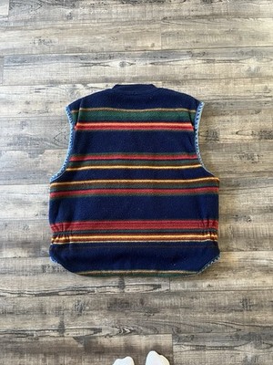 Vintage Bugle Boy Reversible Vest Size XL Blue Denim Jean | eBay