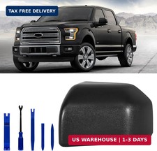Left Driver Side Mirror Cover For Ford F150 2015-2020 Black