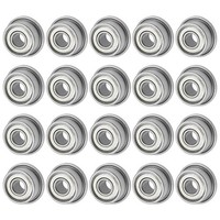 20Er-Pack F693ZZ Flanschkugellager FüR Metall, 3X8X4Mm