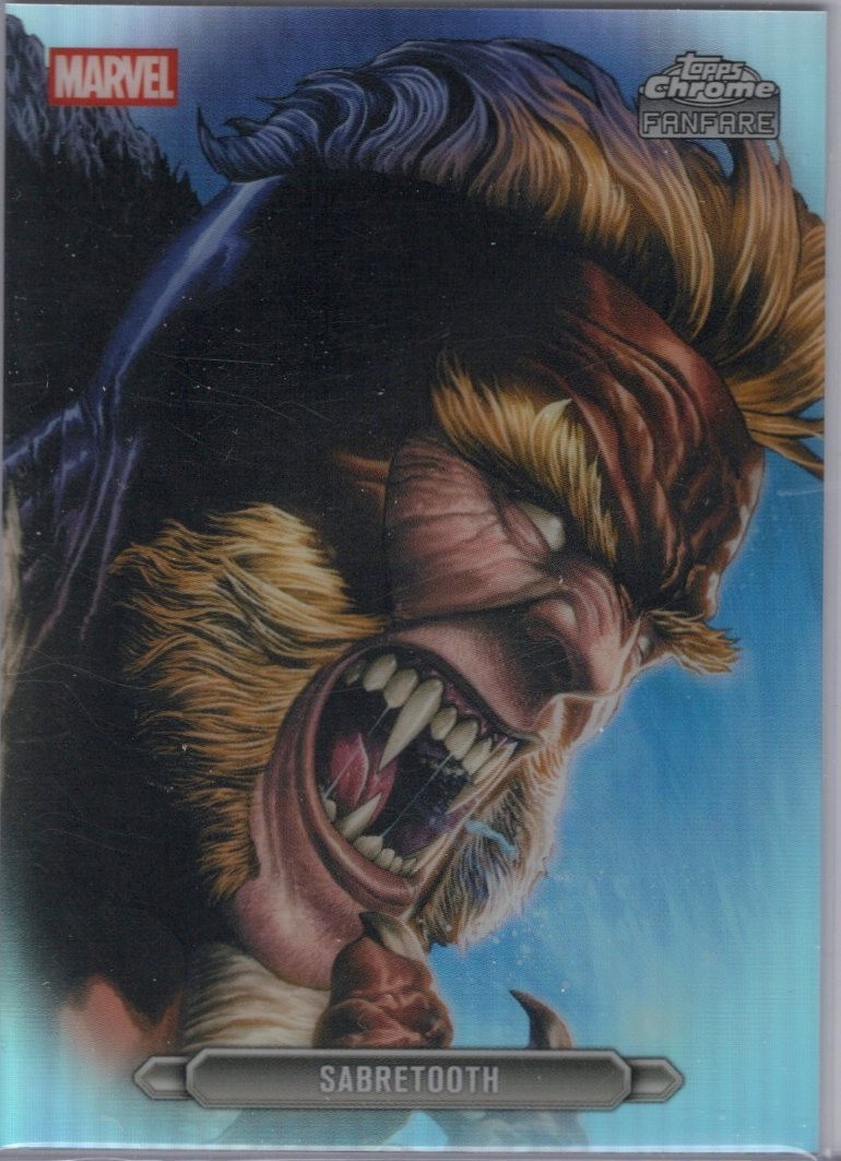 2026 Topps Chrome Marvel Sabretooth Fanfare FF-35