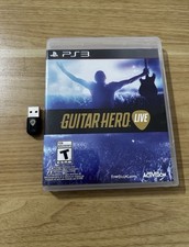 PS3 Guitar Hero Live Game And Dongle