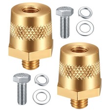 2 Packs Battery Terminal Connectors Set Auto Battery Post Adapters M8 Top