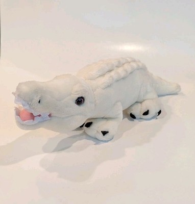 Fiesta Albino White Alligator Plush 18'' Realistic Stuffed Animal Gator Crocodile