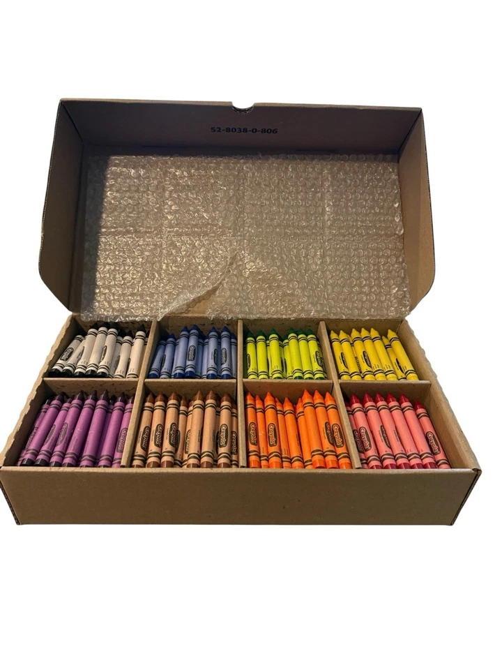 Crayola Crayons Large Gros Crayons Classpack 400 Large 8 Different Colors NIB - Image 4 of 4