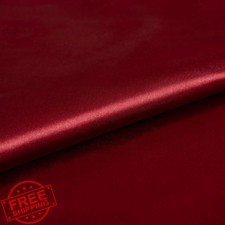 Fynite Burgundy Satin Fabric 5 Yards 44" Wide Bridal Dress Crafts