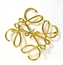 Loewe Anagram Brooch