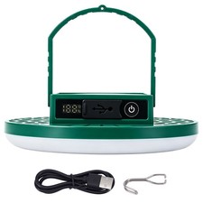 LED Camping Lantern Solar Rechargeable 500-600LM Type-C Power Bank Light