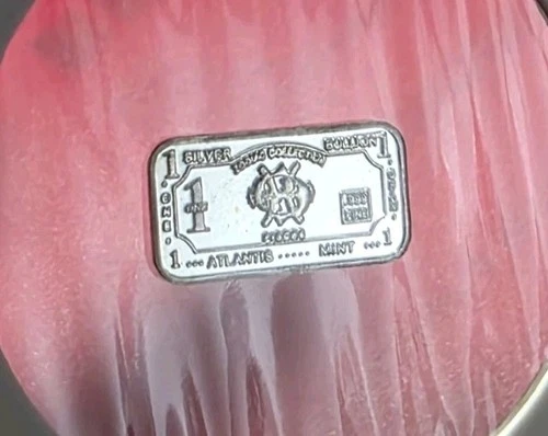 Atlantis Mint "Pisces" Zodiac - 1 Gram .999 Fine Silver Mini Bar Ingot Coin