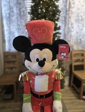 Mickey Mouse Life-Sized 53" Christmas Plush Nutcracker RARE HUGE DISNEY Y2K