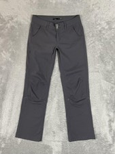 PrAna Halle Pants Womens 6 Regular Stretch Hiking Roll-Up Outdoor Nylon Inseam