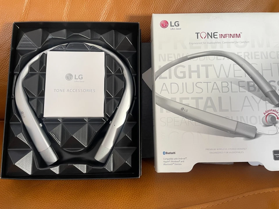 New LG Tone Infinim harmon Kardon Premium Wireless Stereo Headset - image 2 of 3