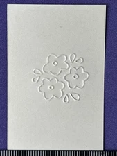 Daisies Embossing Folder Cuttlebug Provo Craft Card Making Scrapbooking