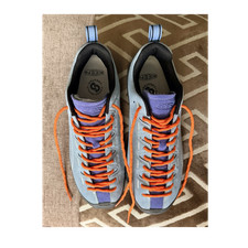 NEW KEEN Men's Blue Jasper Shoes Lace Up with Orange Laces Size 7.5