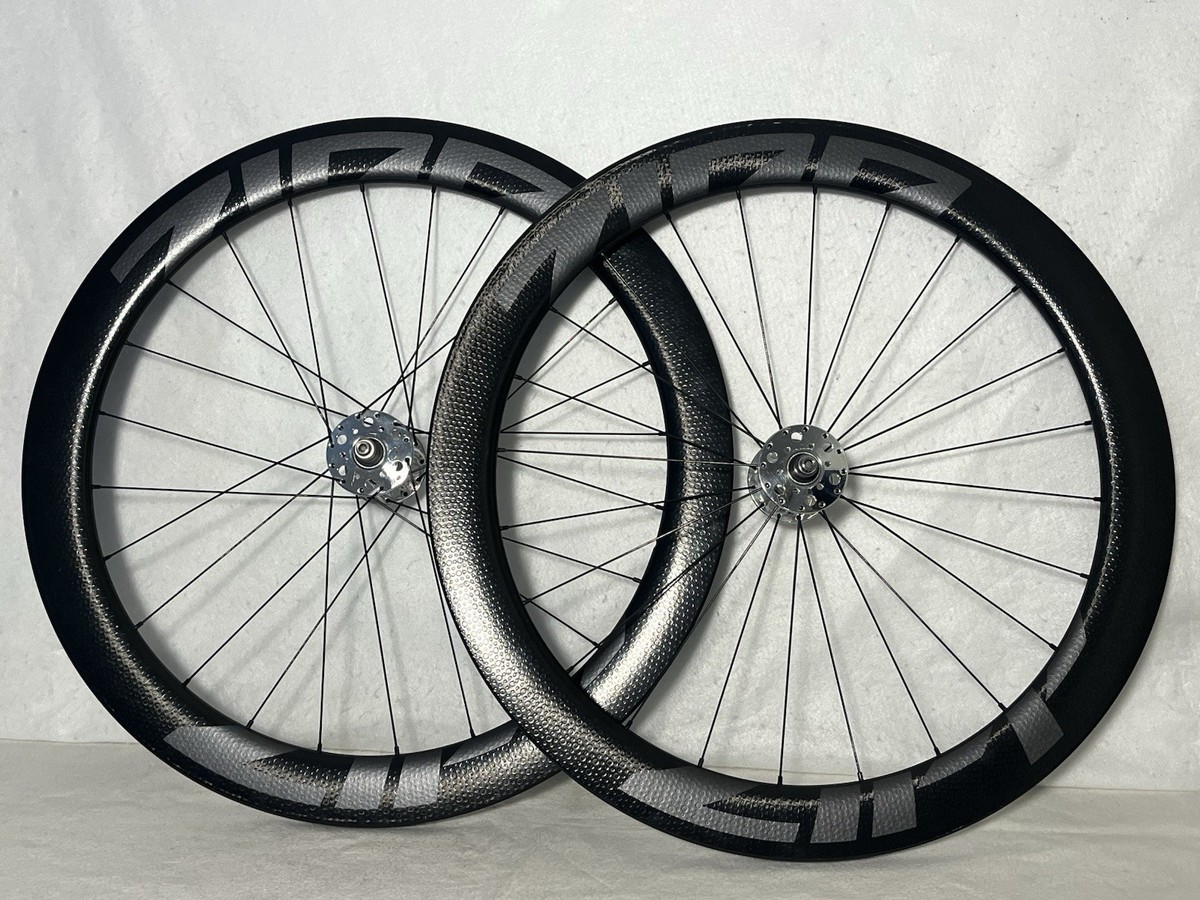 Zipp 404 Firecrest Phil Wood Pro Track Wheelset Tubeless Clincher