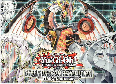 yugioh structure deck playmat YU-GI-OH PLAYMAT FROM THE CYBER DRAGON REVOLUTION DECK DECK