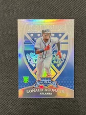 2018 Panini Chronicles Crusade Ronald Acuna Jr #18 SILVER PRIZM SP Rookie RC MVP