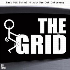 Screw The Grid Decal Sticker Homesteading Prepper Solar Tiny House RV Camper 