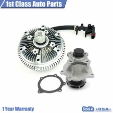 Radiator Cooling Fan Clutch & Water Pump Kit For Chevy GMC Buick SUV 4.2