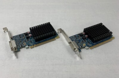 PNY Nvidia GeForce 8400 GS 1GB DDR3 PCI-E 2.0 Low Profile Video Card (Lot of 2)