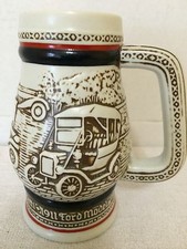 Rare Avon Mini Classic 1982 Ceramic Automobile 5" T Collectible Beer Stein Mug 
