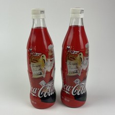 Vintage Mexican Coca Cola Coke Glass Bottle Christmas Santa Claus 500 ml 2000s