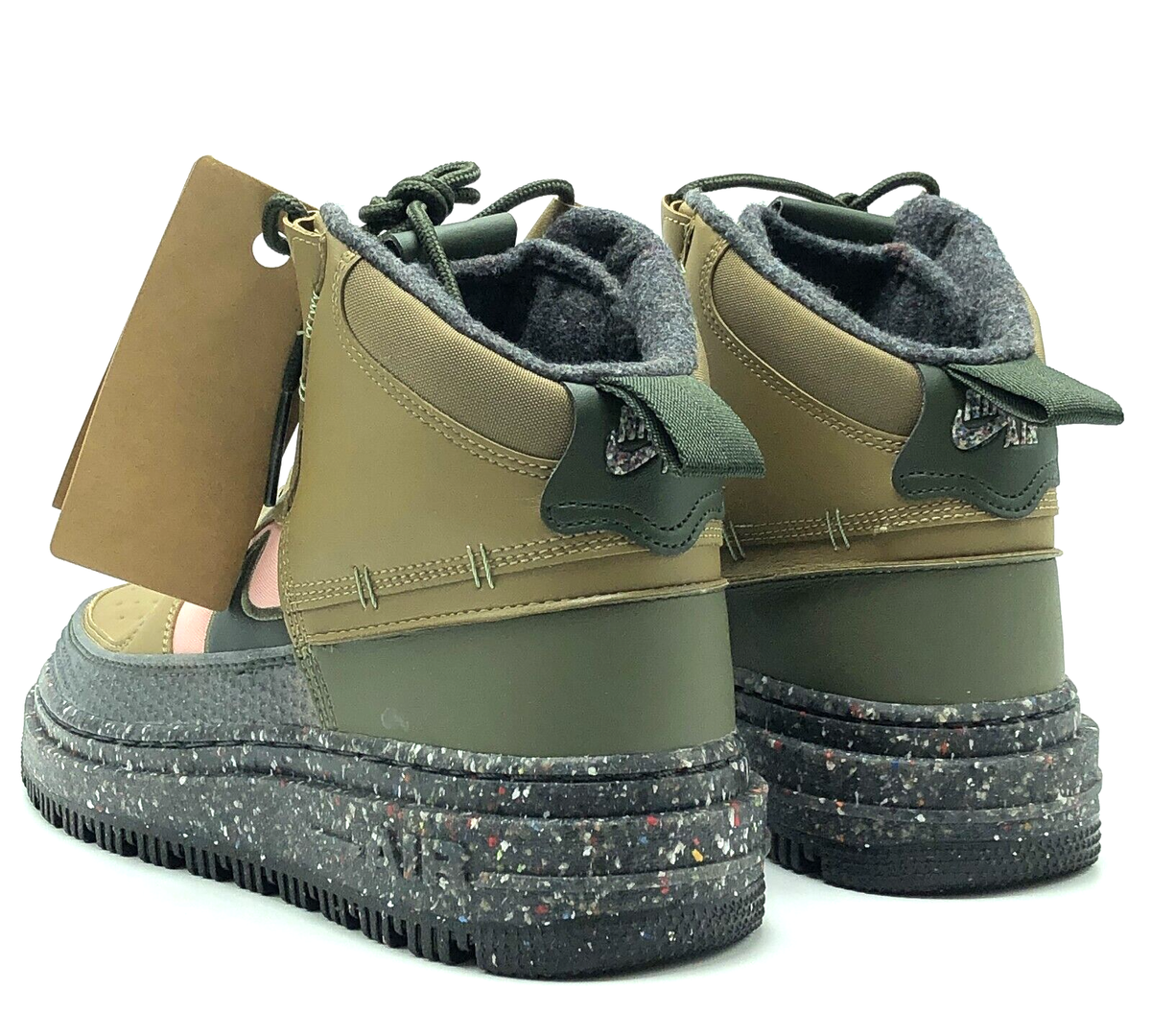 Nike Men’s Air Force 1 Boot NN Brown Kelp Crater Boot Size US 8.5 NIKE AIR FORCE 1 BOOT NN BROWN KELP-SEQUOIA SZ 8.5 [DD0747  main image 4