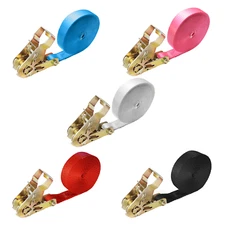 USA Heavy Duty 1" x 10ft Endless Ratchet Tie Down Strap Motorcycle Kayak Trailer