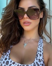 OVERSIZED Sunglasses YOUR SAINT Women Lady Flat Top Big Huge Sunnies Gafas SHADZ