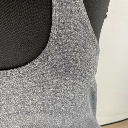 Lululemon x SoulCycle Womens 8 Heather Gray Swiftly Tech Racerback Tank Top AU - Picture 3 of 10