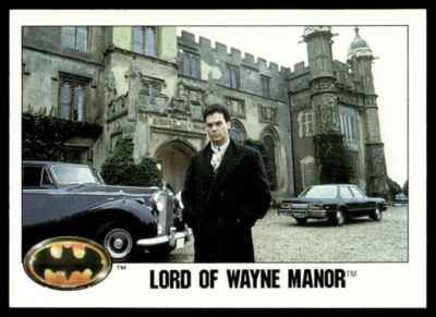 1989 TOPPS BATMAN THE MOVIE LORD OF WAYNE MANOR #53