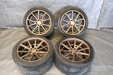 2009 NISSAN GT-R R35 GTR VOSSEN VFF-1 20X9.5 +25 20X12 +80 BRIDGESTONE TIRES