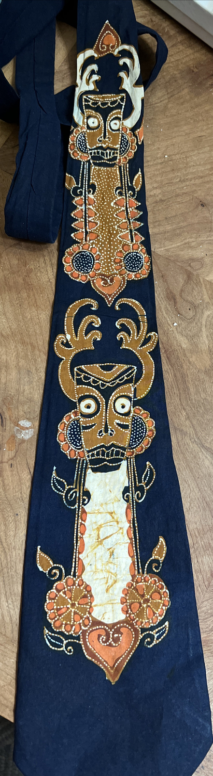 MEN'S THIN TIE ANTIQUE BATIK