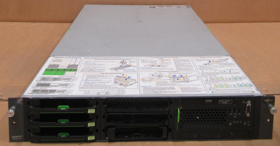 Fujitsu PRIMERGY RX300 S5 1x Quad-Core Xeon E5520 24GB 438GB 2U Server - Image 2 of 2