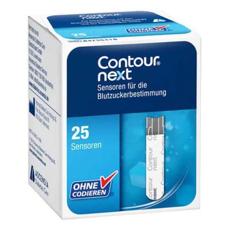 Contour® next Sensoren Teststreifen · 1X25 St · PZN 11160126