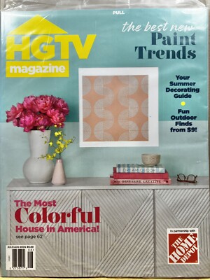 HGTV Magazine July/August 2024 The Best New Paint Trends