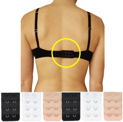 Bra Extenders  2 Hooks Set of 6 Extenders