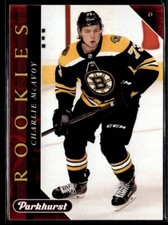 2017-18 Upper Deck Parkhurst Rookies Previews Red Charlie McAvoy Rookie #PR-4