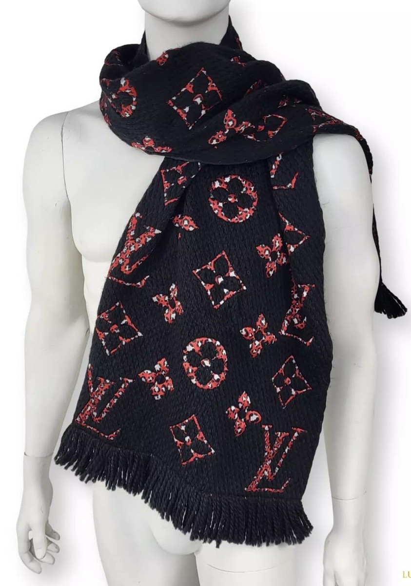 New Authentic Louis Vuitton Giant Monogram Logomania Scarf M76345