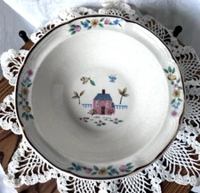 4 INTERNATIONAL TABLEWORKS CHINA CO. "HEARTLAND" CEREAL/SOUP BOWL 6.75" 1980s