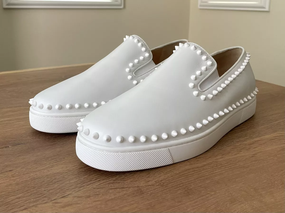 Christian louboutin pik boat flat sale