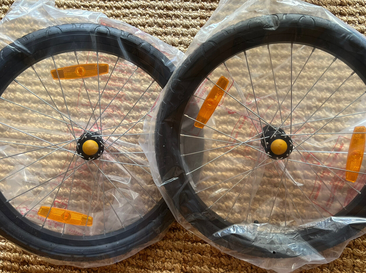 replacement wheels for bike trailer