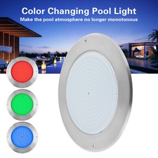 LED Swimming Pool Light RGB Spa Light Stainless Resin filled Underwater Lamp+RC