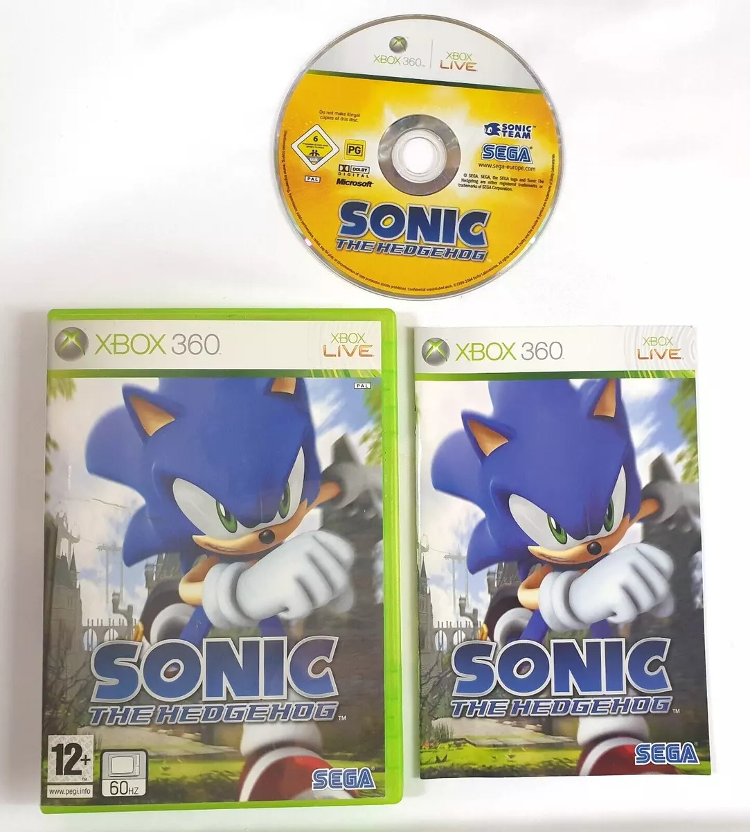 XBOX 360 Sonic the Hedgehog Video Game TESTED WORKS