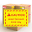 miniatura 1  - 10 unid braguitas respeto graves paquete Etiquetas de precauciones etiqueta de envío día porto abastecimiento