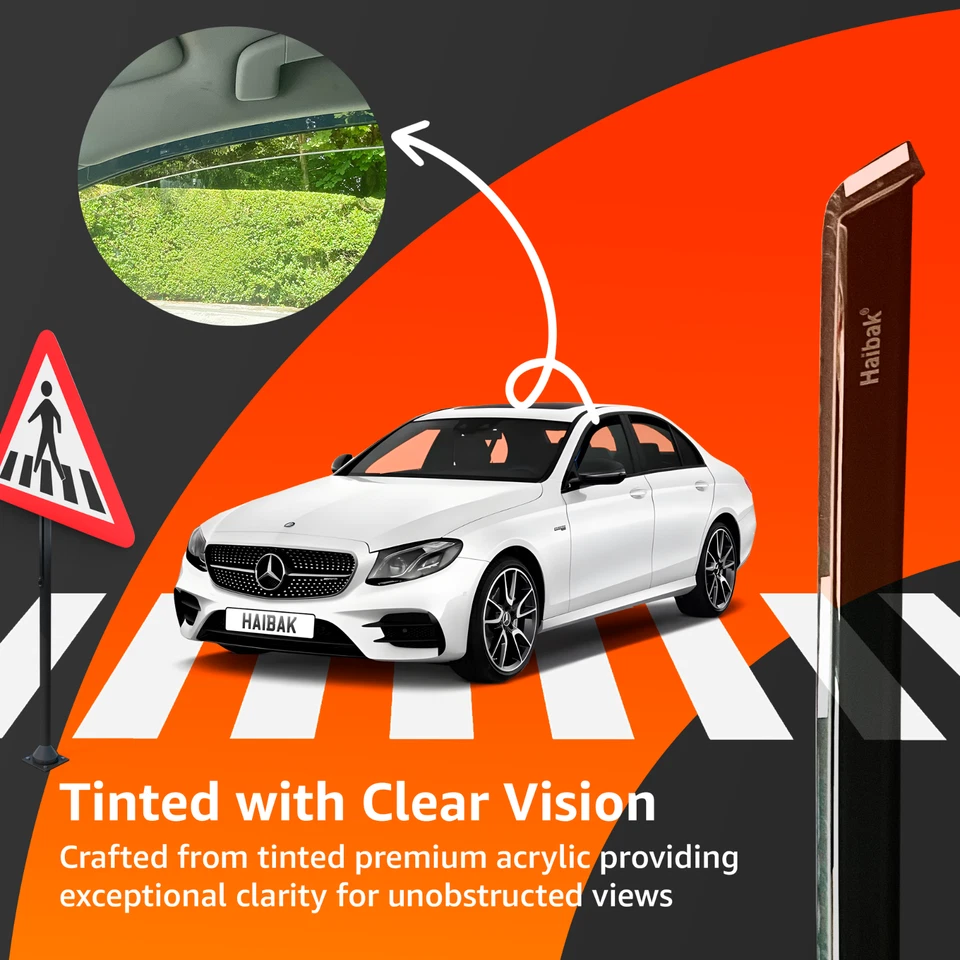  Deflectores de viento 4 piezas Ford Mondeo 2007-2014 5 puertas hatchback/salón Haibak Foto 4 de 4