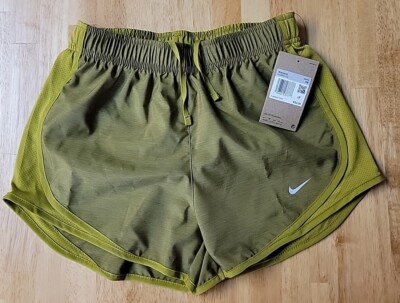 olive green nike shorts womens