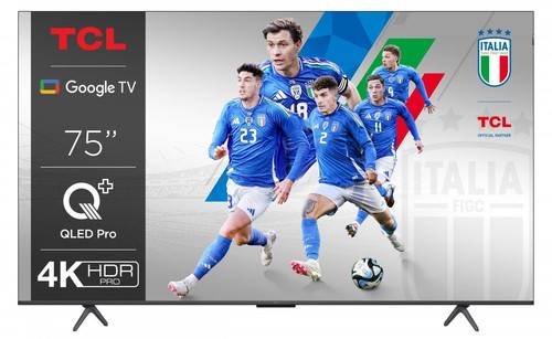TCL Smart TV 75 Pollici 4K Ultra HD QLED Google TV Onkyo Sound Nero 75C655 - Foto 2 di 10