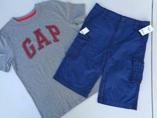 NEW lot Gap T-shirt Oshkosh Shorts Boys Clothes Summer XL 10 12 YRS Tee Pants