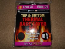 Polar Extreme Women’s Small Top & Bottom Thermal Base Layer Set New Small